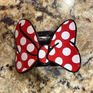 Teleties flat hair clip tiny Disney Minnie Mouse Bow